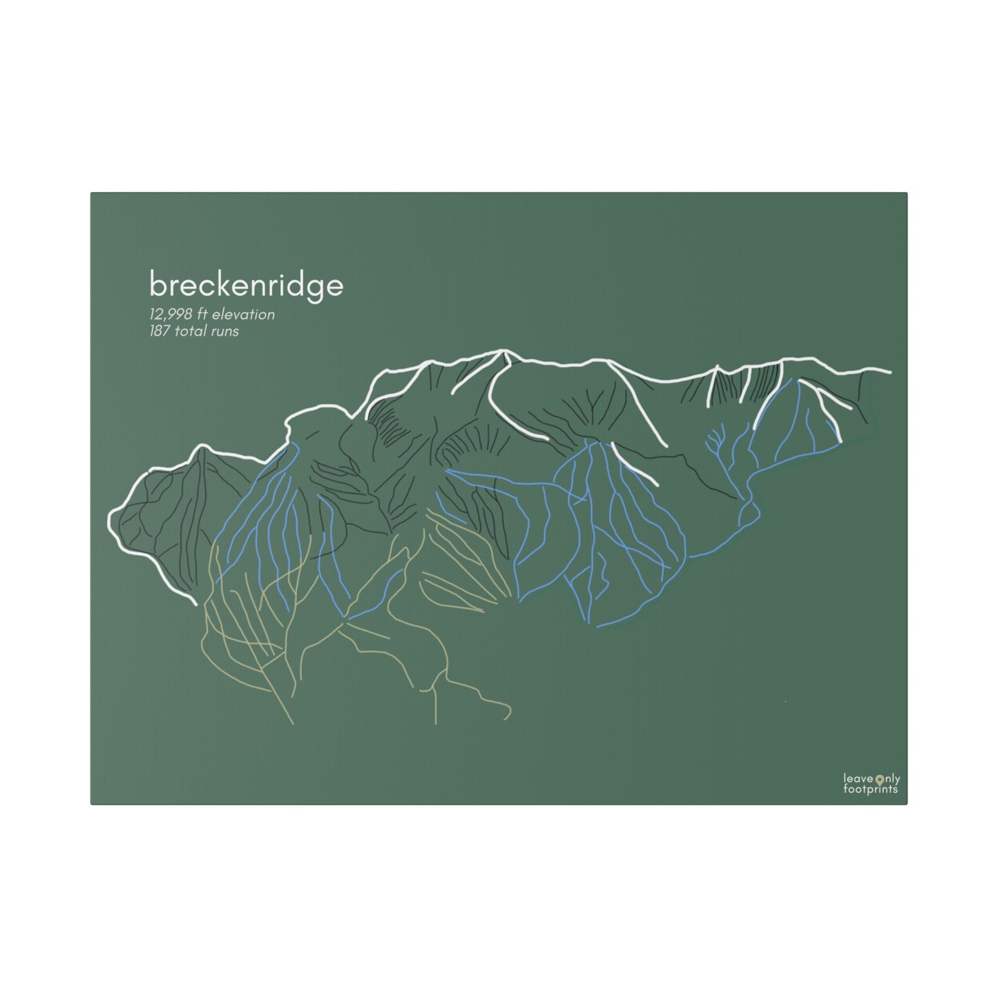 Breckenridge Matte Canvas, Stretched, 0.75"
