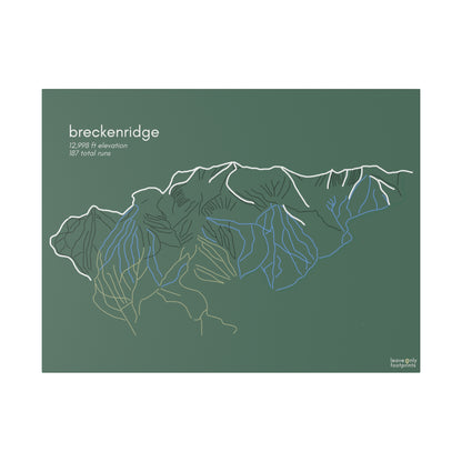 Breckenridge Matte Canvas, Stretched, 0.75"