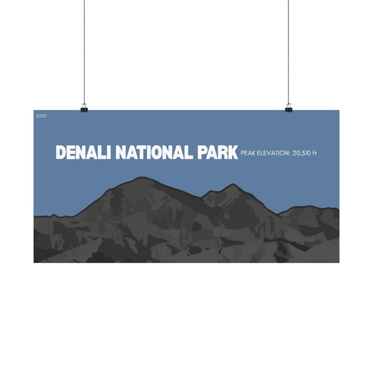 Denali National Park Matte Horizontal Print