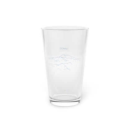 Denali Mountain Pint Glass, 16oz