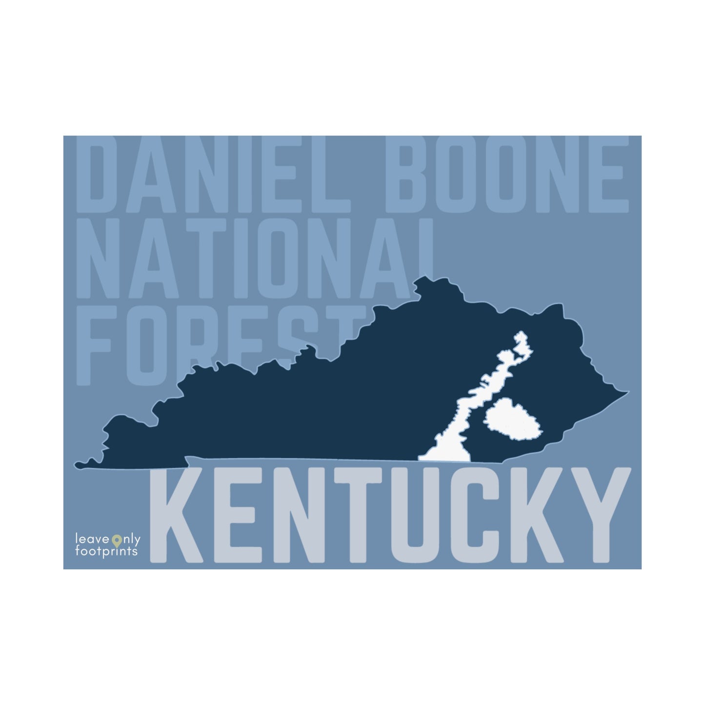 Daniel Boone National Forest Horizontal Print