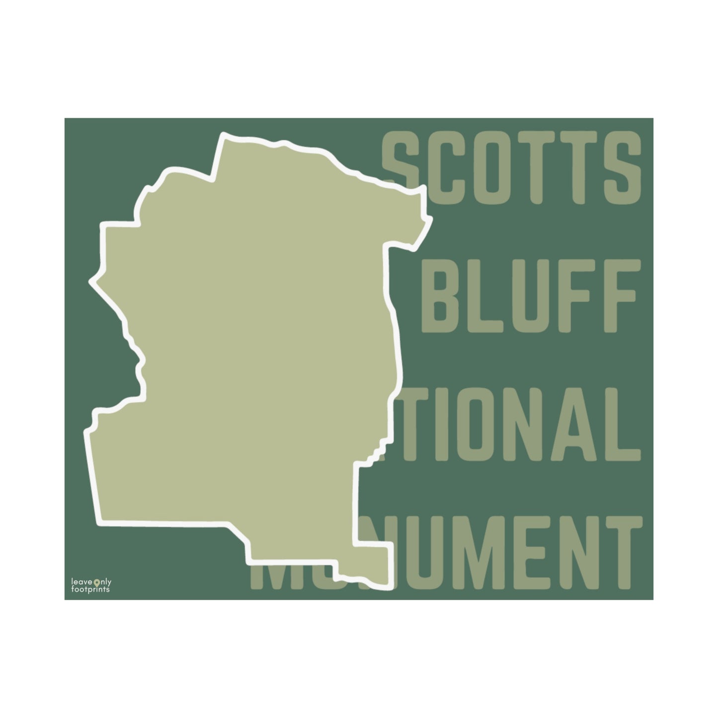 Scotts Bluff National Monument Horizontal Print