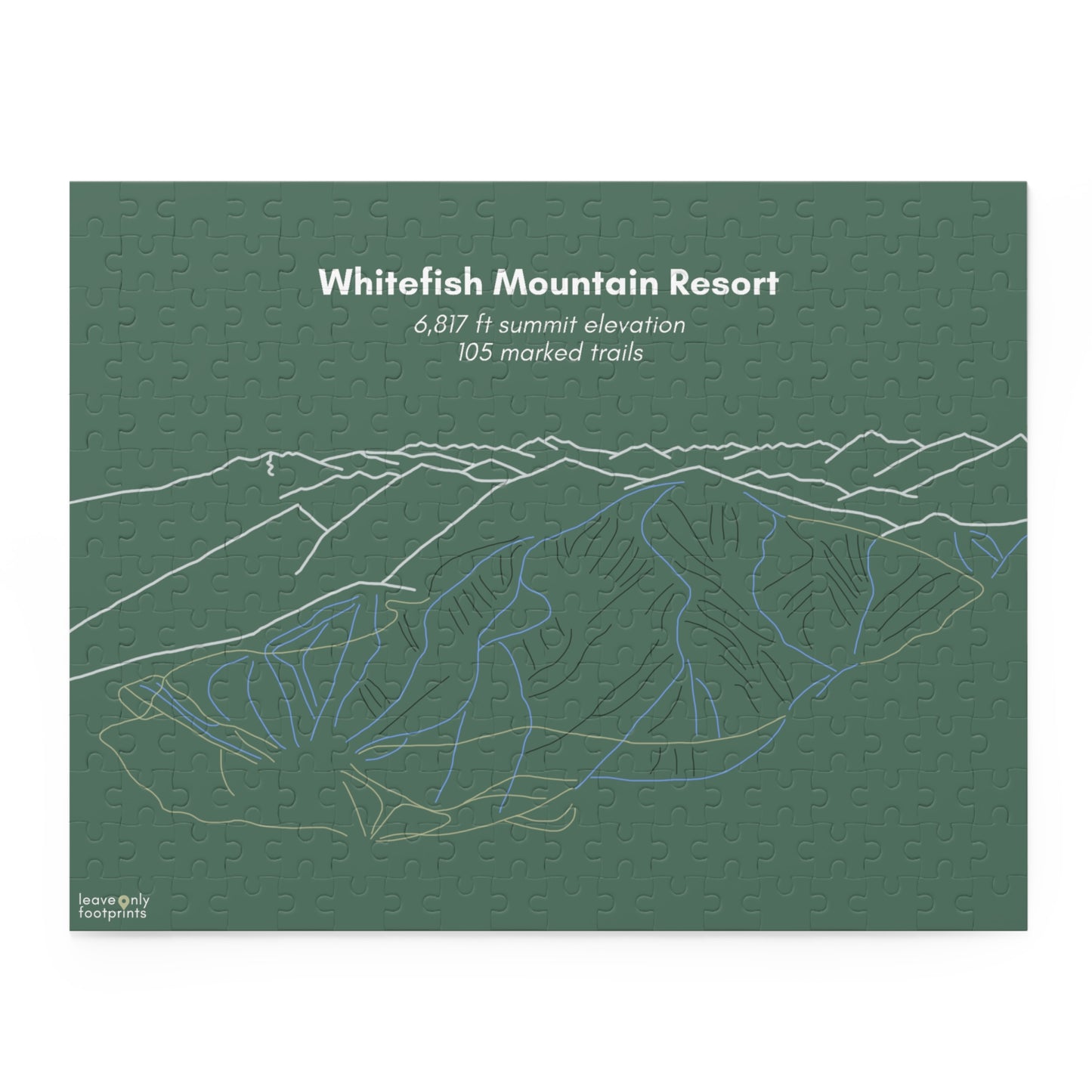 Whitefish Mountain Resort Puzzle (252, 500-Piece)