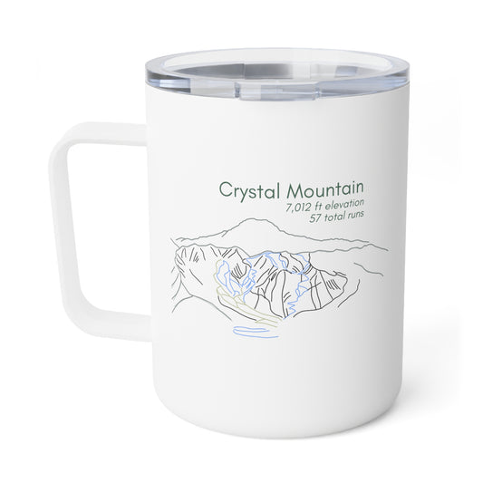 Crystal Mountain Insulated Coffee Mug, 10oz
