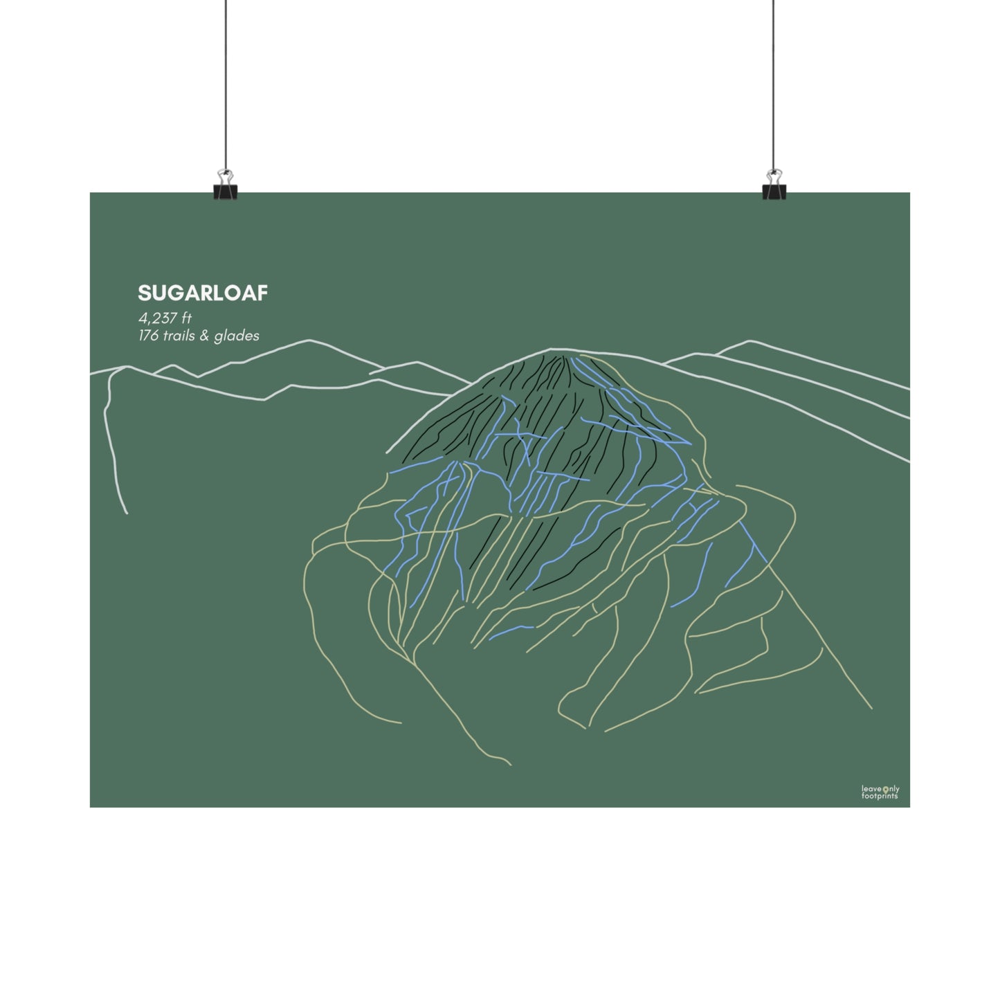 Sugarloaf Matte Horizontal Print