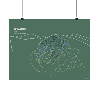Sugarloaf Matte Horizontal Print