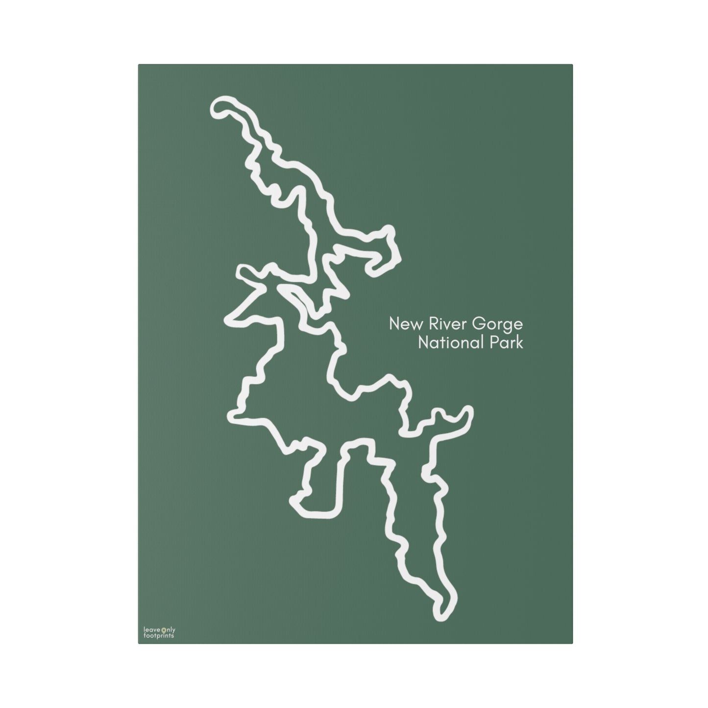 New River Gorge National Park Matte Canvas, Stretched, 0.75"