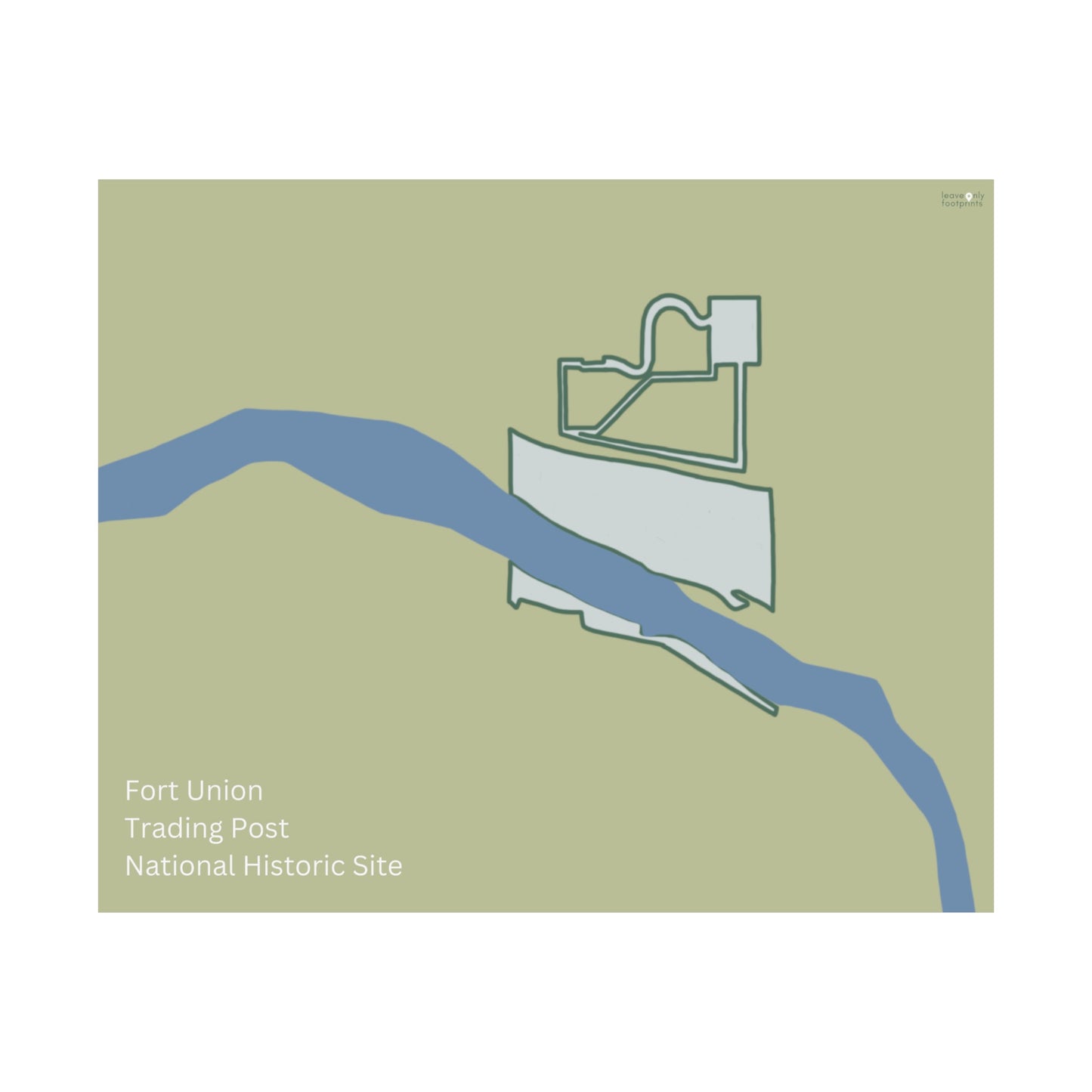 Fort Union Trading Post National Historic Site Horizontal Print