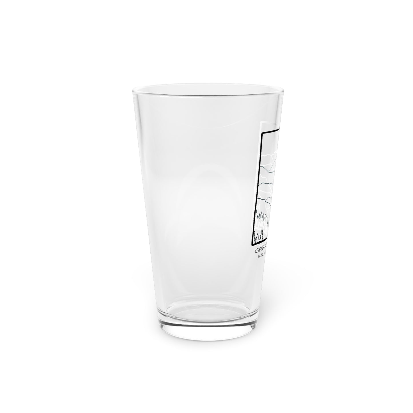 Great Smoky Mountains Pint Glass, 16oz
