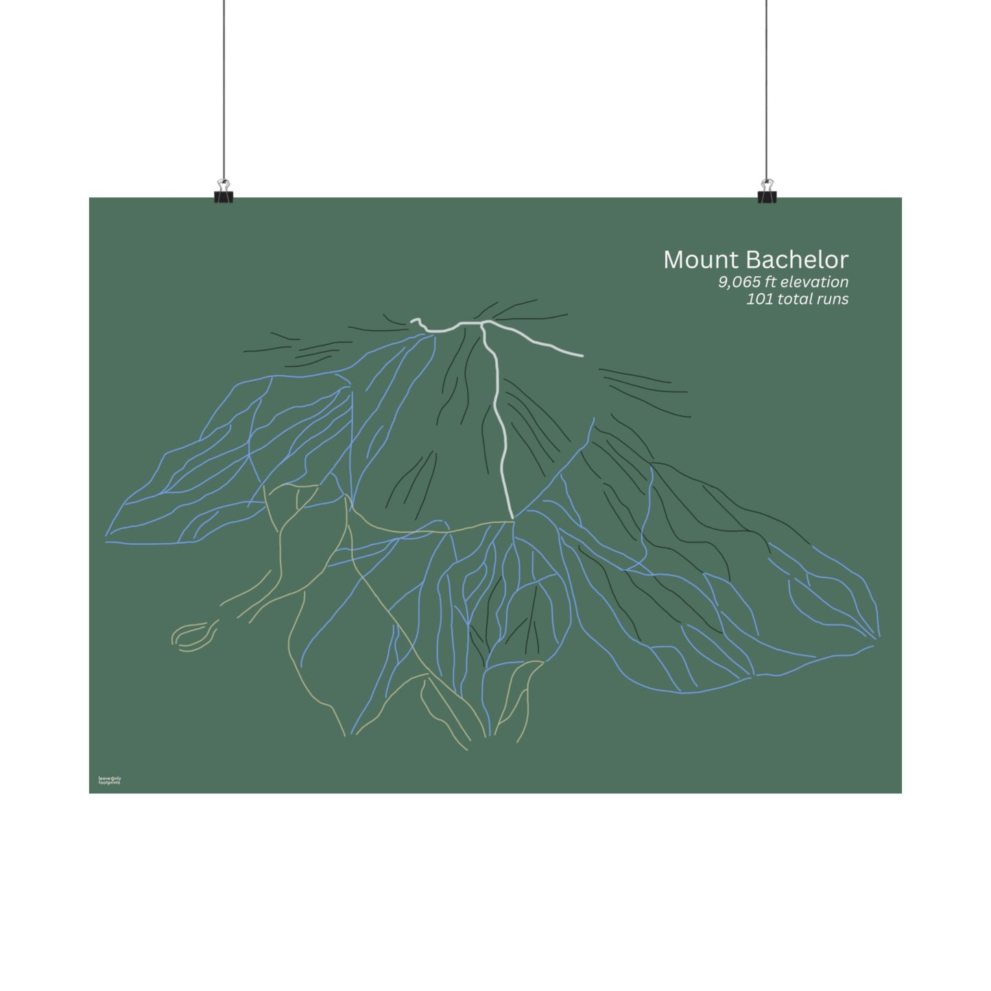 Mount Bachelor Horizontal Print