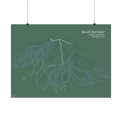 Mount Bachelor Horizontal Print