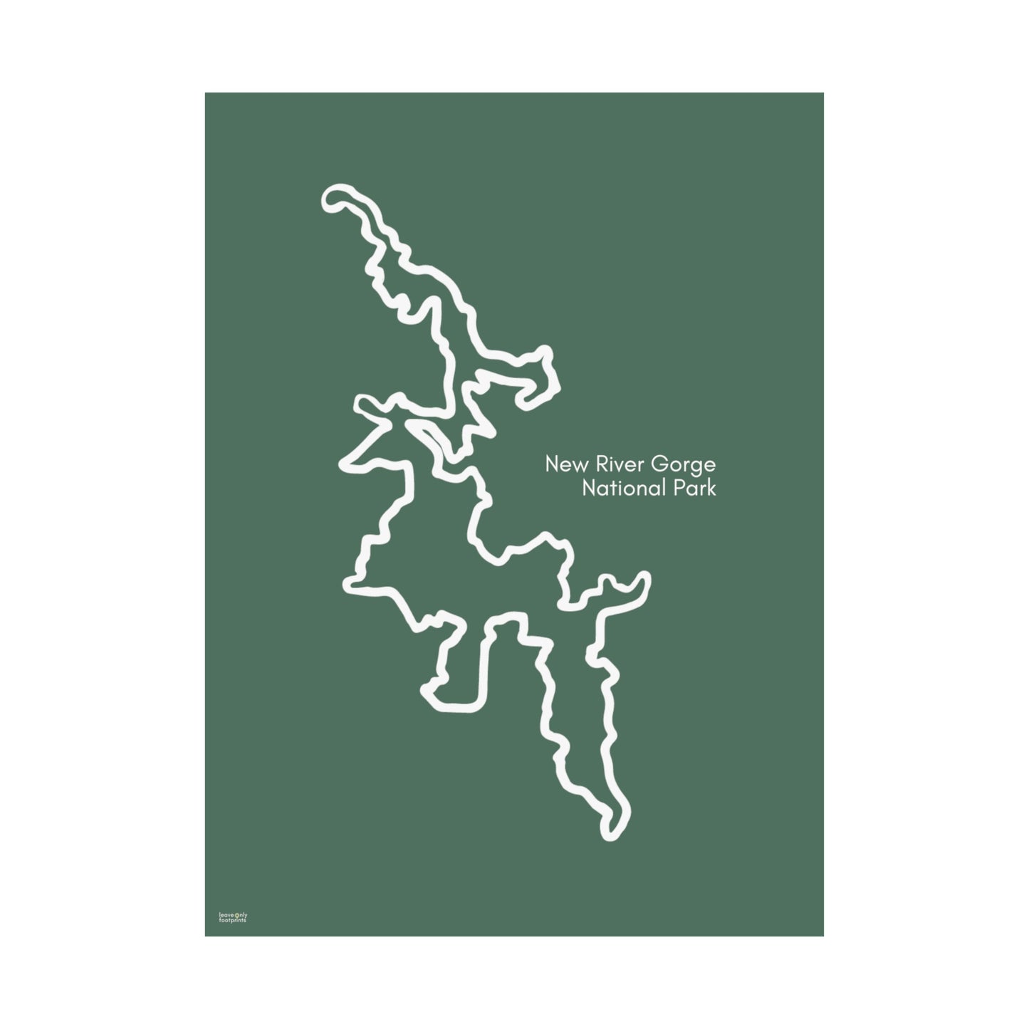 New River Gorge National Park Vertical Poster