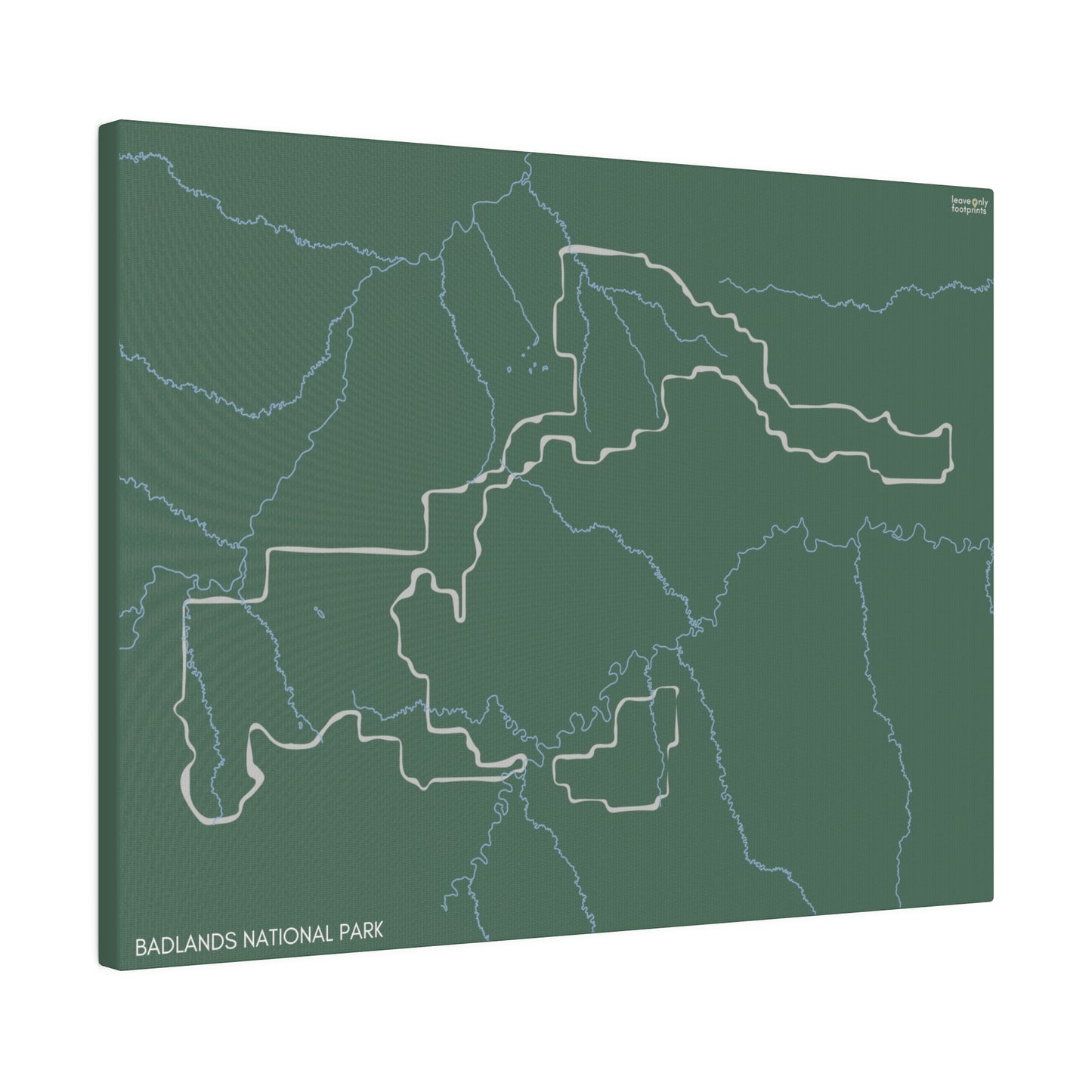 Badlands National Park Matte Canvas, Stretched, 0.75"