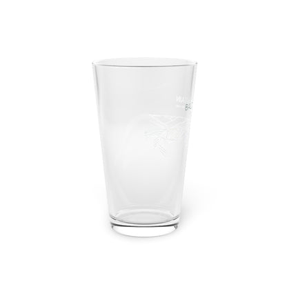 Bald Mountain Pint Glass, 16oz