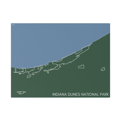 Indiana Dunes National Park Matte Canvas, Stretched, 0.75"
