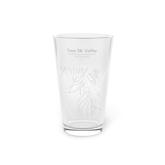Taos Ski Valley Pint Glass, 16oz