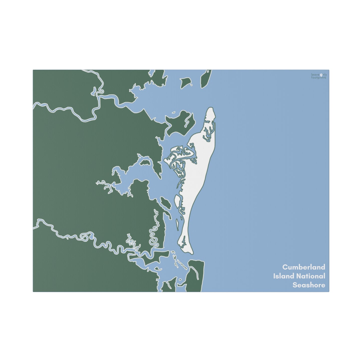 Cumberland Island National Seashore Matte Canvas, Stretched, 0.75"