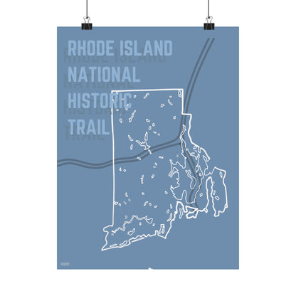 Rhode Island National Historic Trail Vertical Poster
