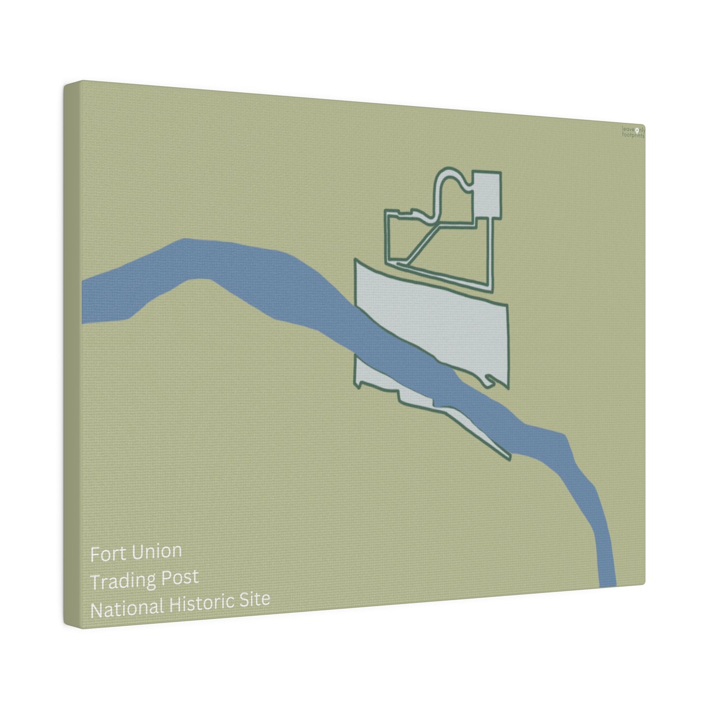 Fort Union Trading Post National Historic Site Matte Canvas, Stretched, 0.75"