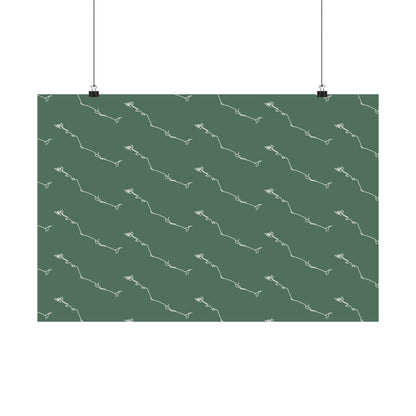 Allegheny Portage Railroad National Historic Site Patterned Horizontal Print