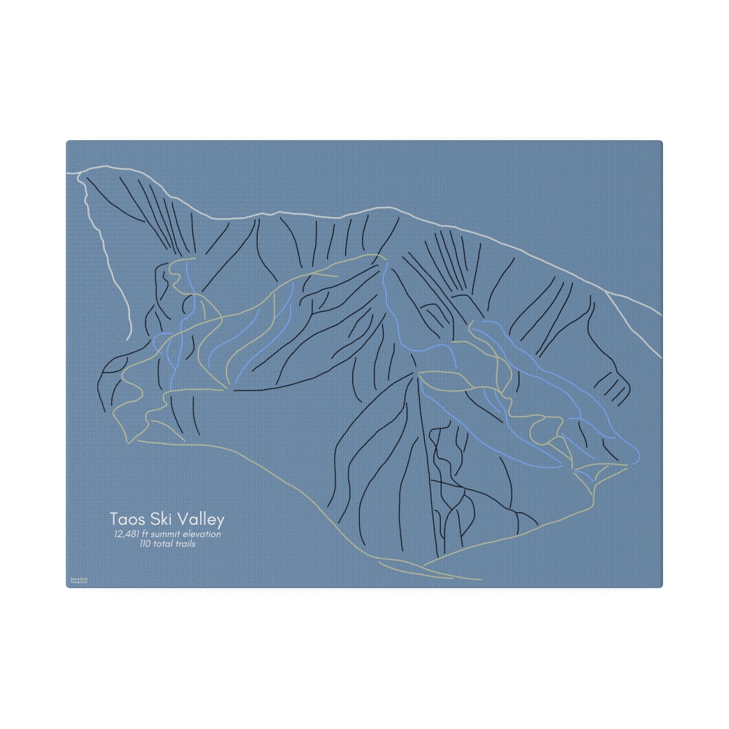 Taos Ski Valley Matte Canvas, Stretched, 0.75"