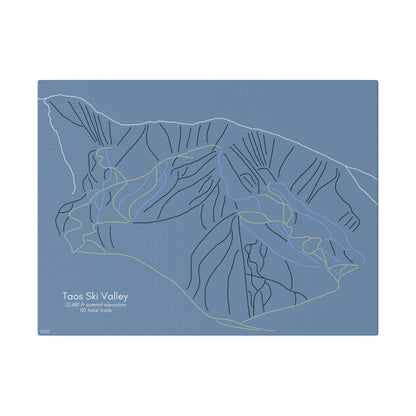 Taos Ski Valley Matte Canvas, Stretched, 0.75"