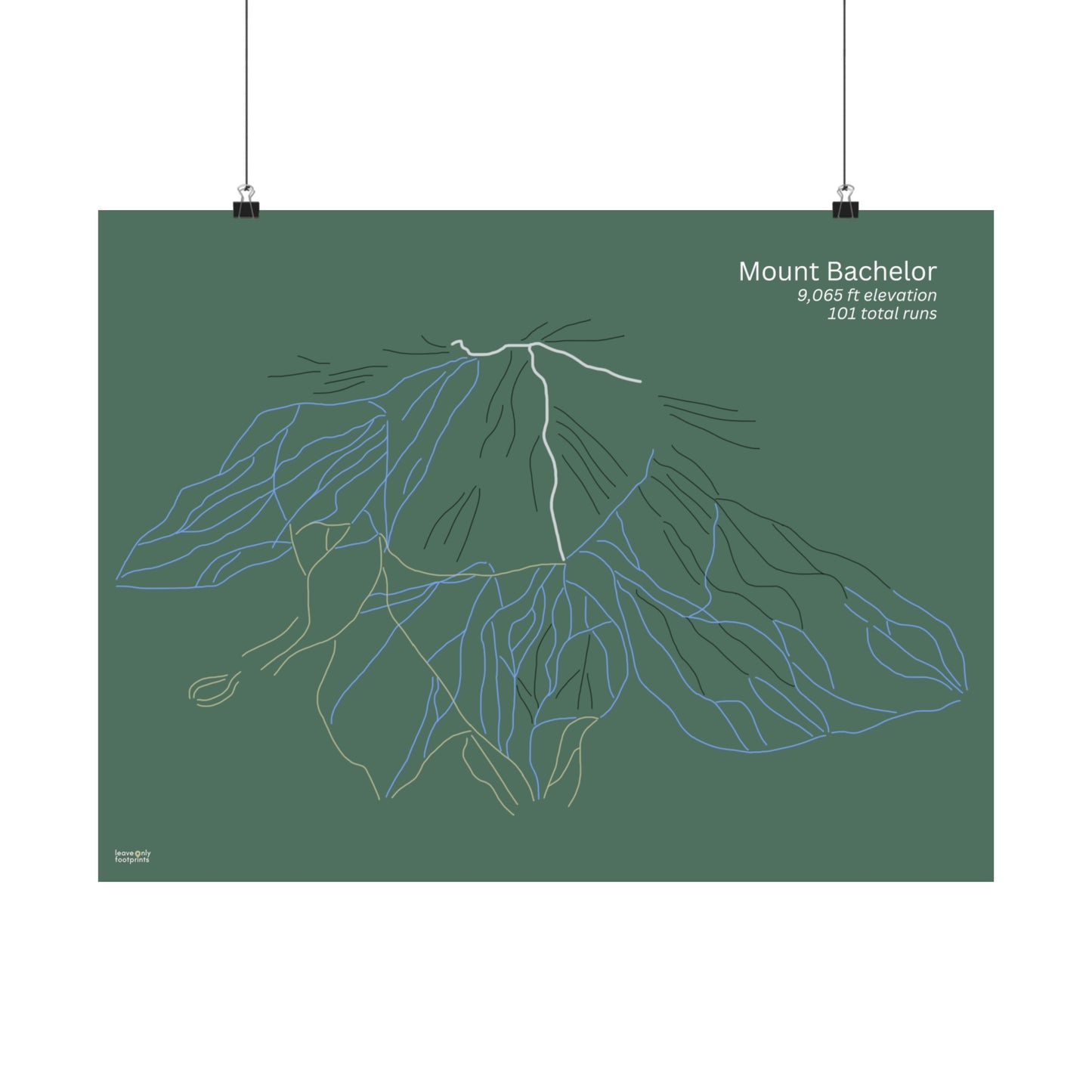 Mount Bachelor Horizontal Print