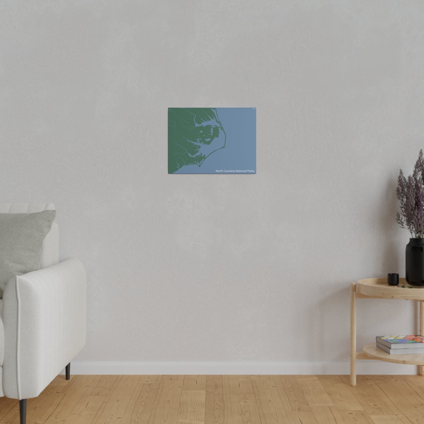North Carolina National Parks Matte Canvas, Stretched, 0.75"