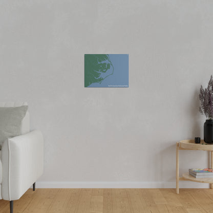 North Carolina National Parks Matte Canvas, Stretched, 0.75"