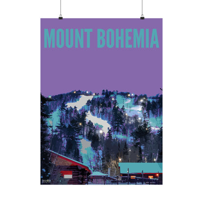 Mount Bohemia Matte Vertical Poster