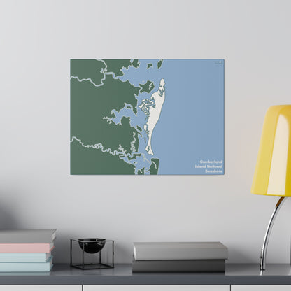 Cumberland Island National Seashore Matte Canvas, Stretched, 0.75"