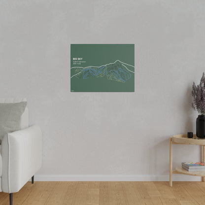 Big Sky Matte Canvas, Stretched, 0.75"
