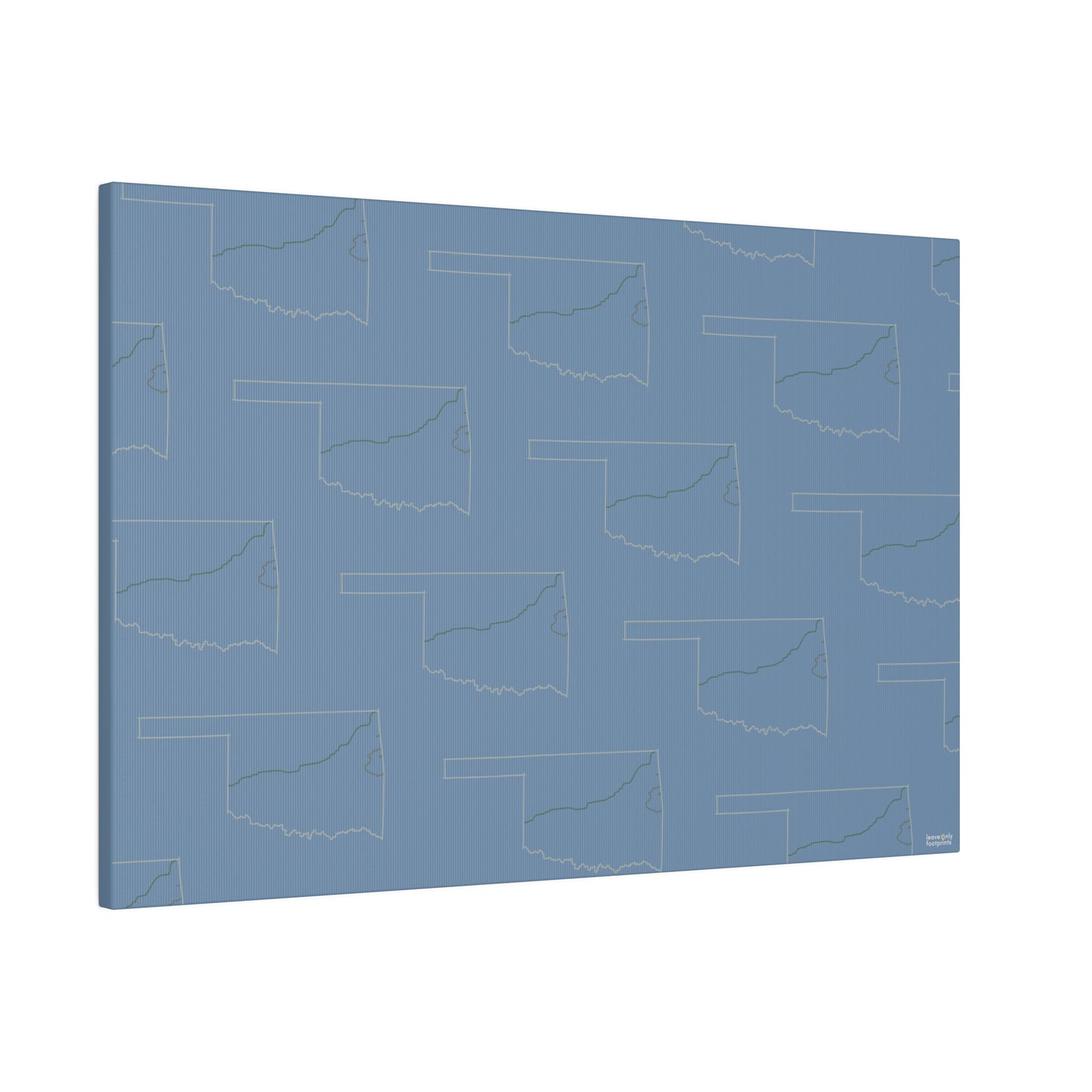 Oklahoma National Trails Matte Canvas, Stretched, 0.75"