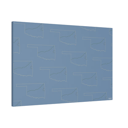 Oklahoma National Trails Matte Canvas, Stretched, 0.75"