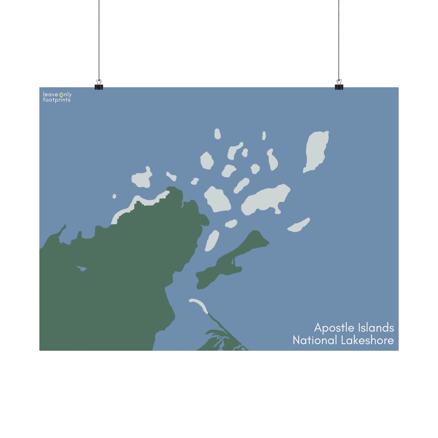 Apostle Islands National Lakeshore Matte Horizontal Print