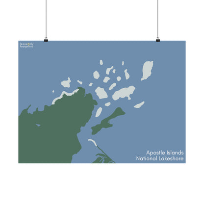 Apostle Islands National Lakeshore Matte Horizontal Print