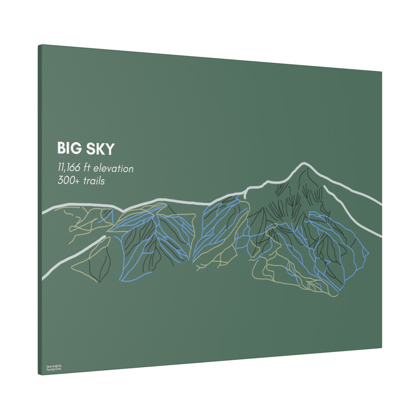 Big Sky Matte Canvas, Stretched, 0.75"