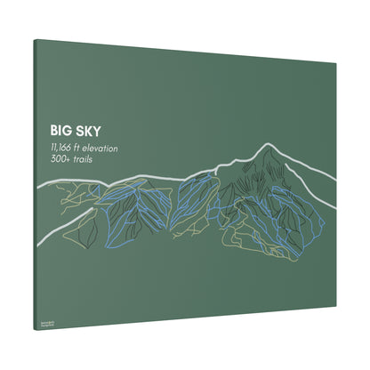 Big Sky Matte Canvas, Stretched, 0.75"
