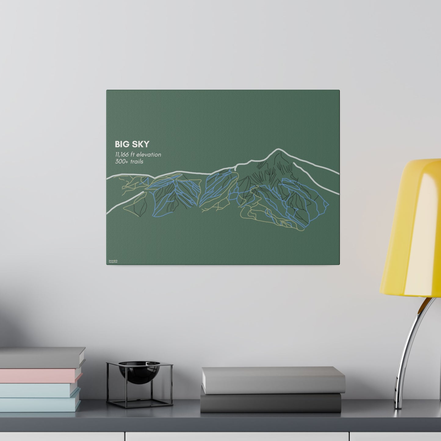 Big Sky Matte Canvas, Stretched, 0.75"