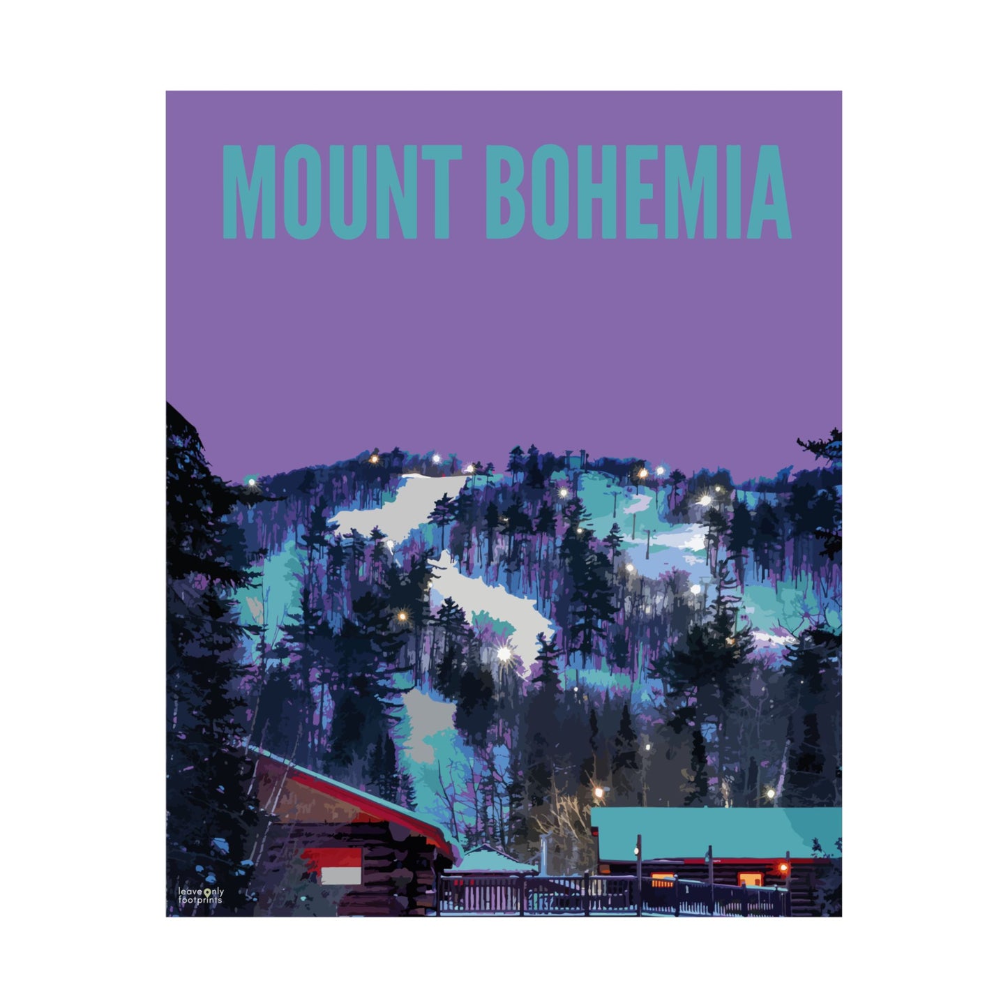 Mount Bohemia Matte Vertical Poster