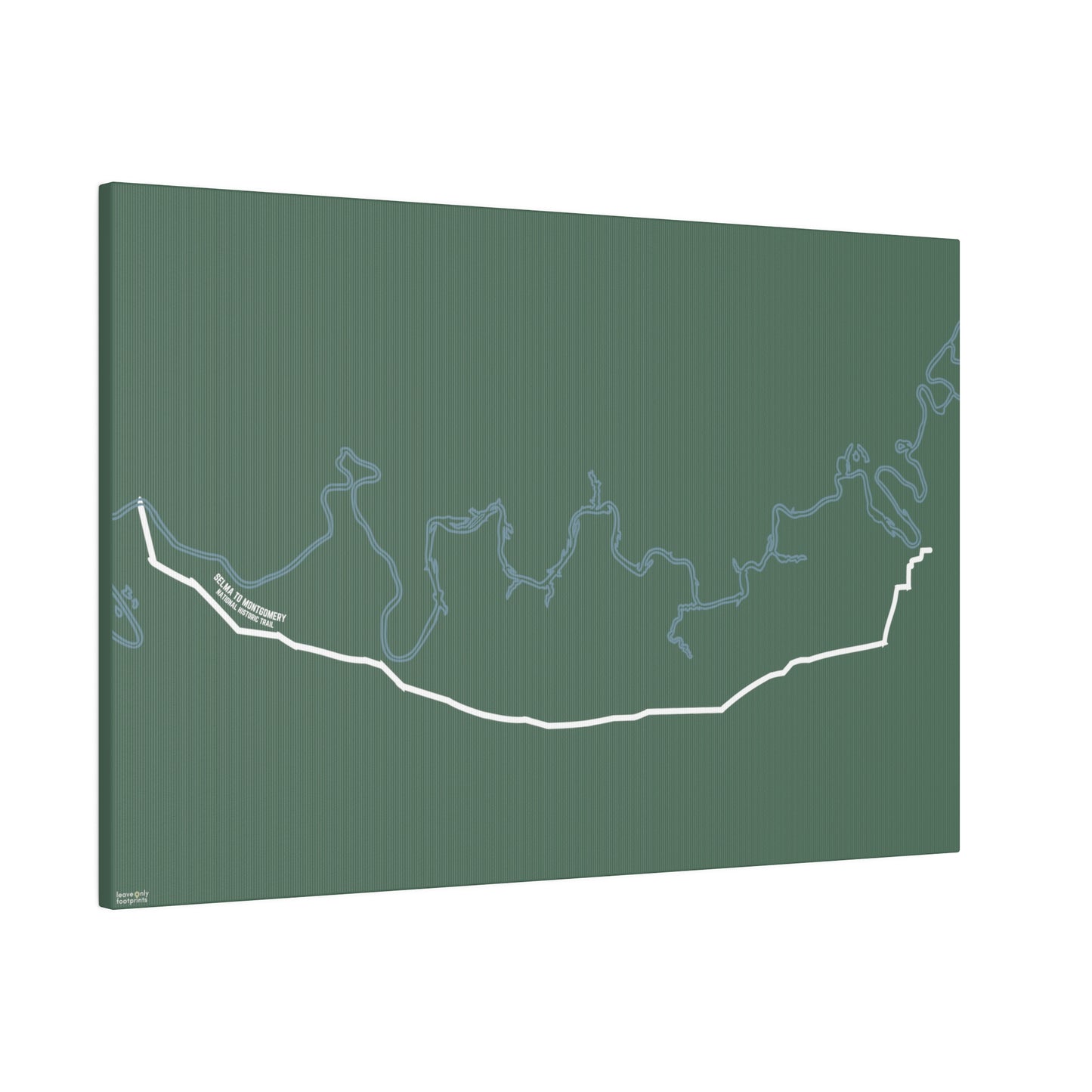 Selma to Montgomery National Historic Trail Matte Canvas, Stretched, 0.75"