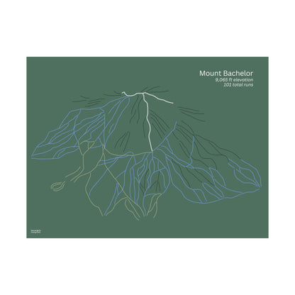 Mount Bachelor Horizontal Print