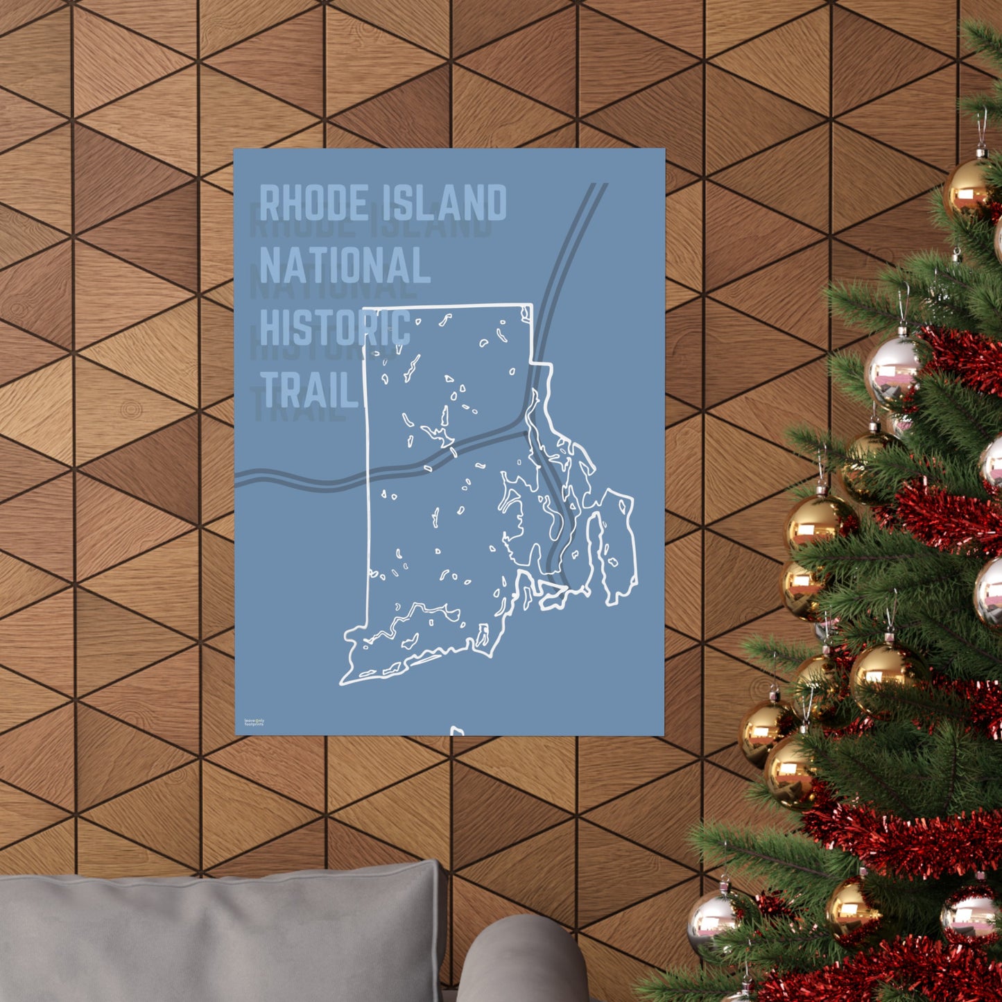 Rhode Island National Historic Trail Vertical Poster