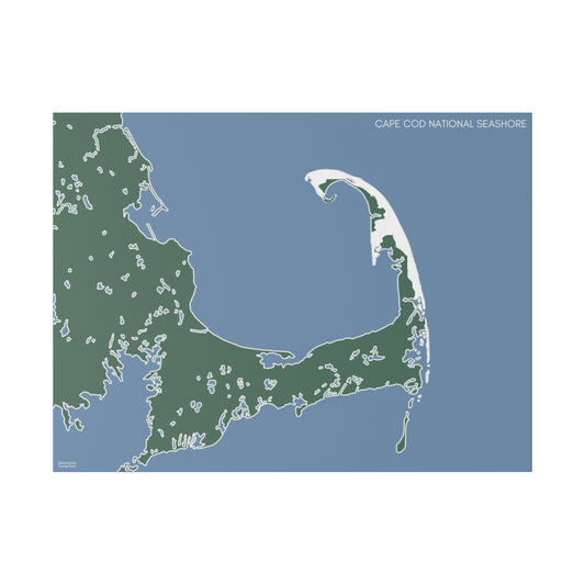 Cape Cod National Seashore Matte Canvas, Stretched, 0.75"