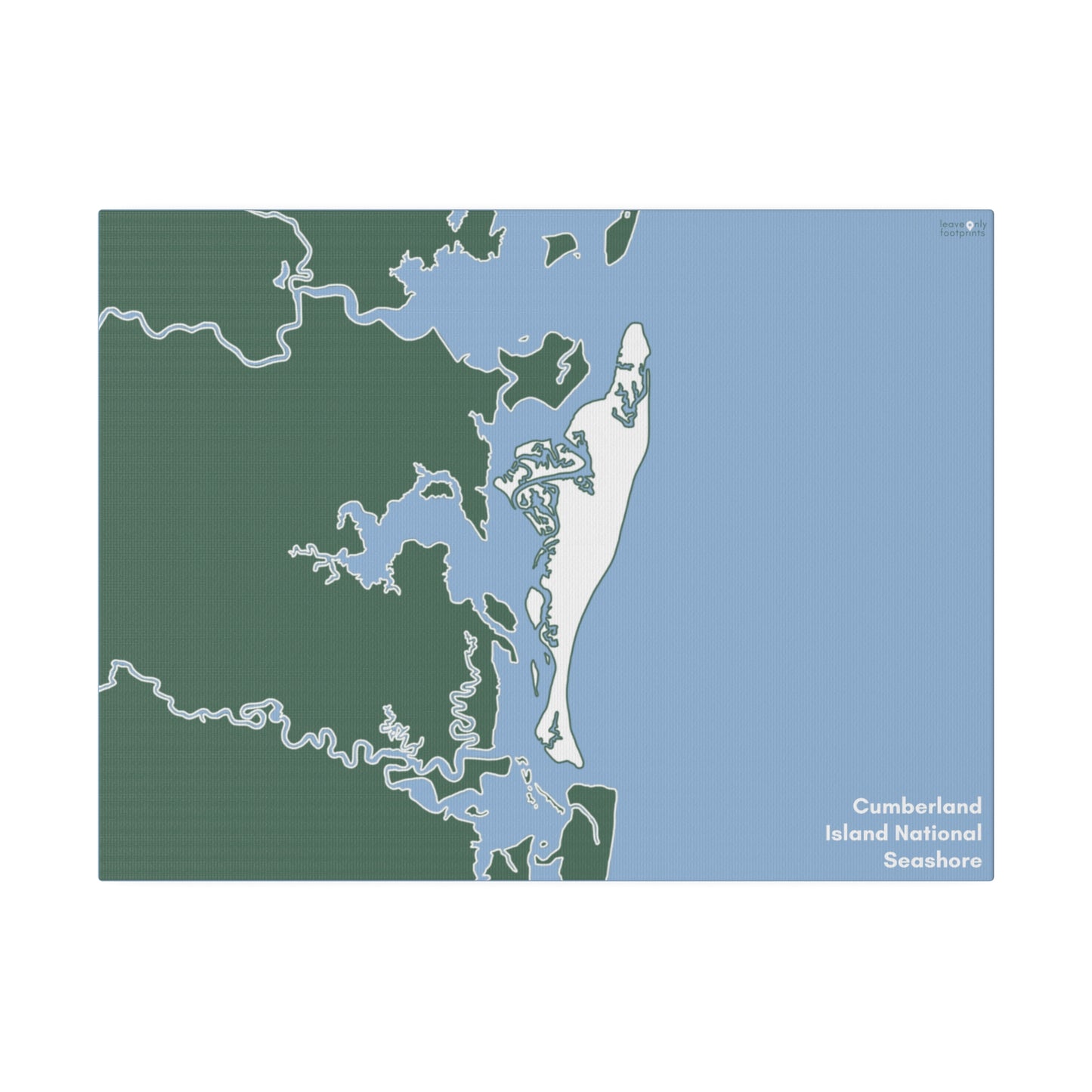 Cumberland Island National Seashore Matte Canvas, Stretched, 0.75"