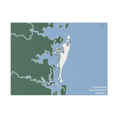 Cumberland Island National Seashore Matte Canvas, Stretched, 0.75"