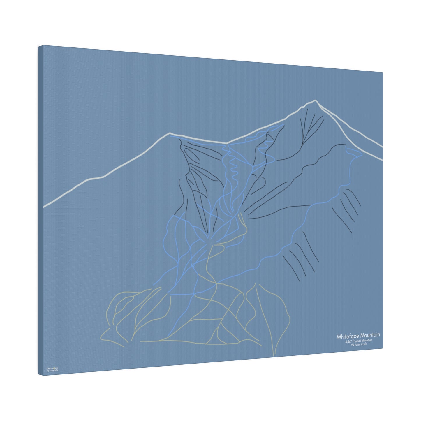 Whiteface Mountain Matte Canvas, Stretched, 0.75"