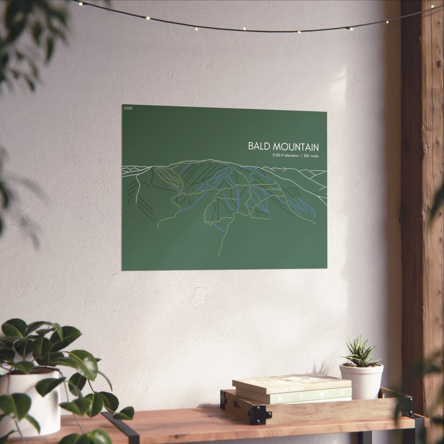 Bald Mountain Horizontal Print