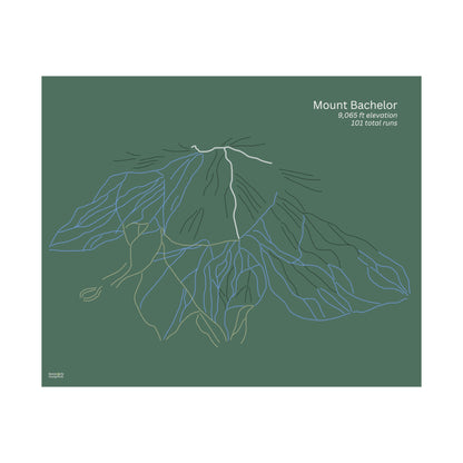 Mount Bachelor Horizontal Print