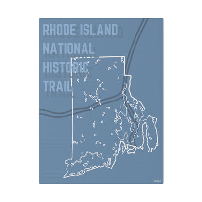 Rhode Island National Historic Trail Matte Canvas, Stretched, 0.75"